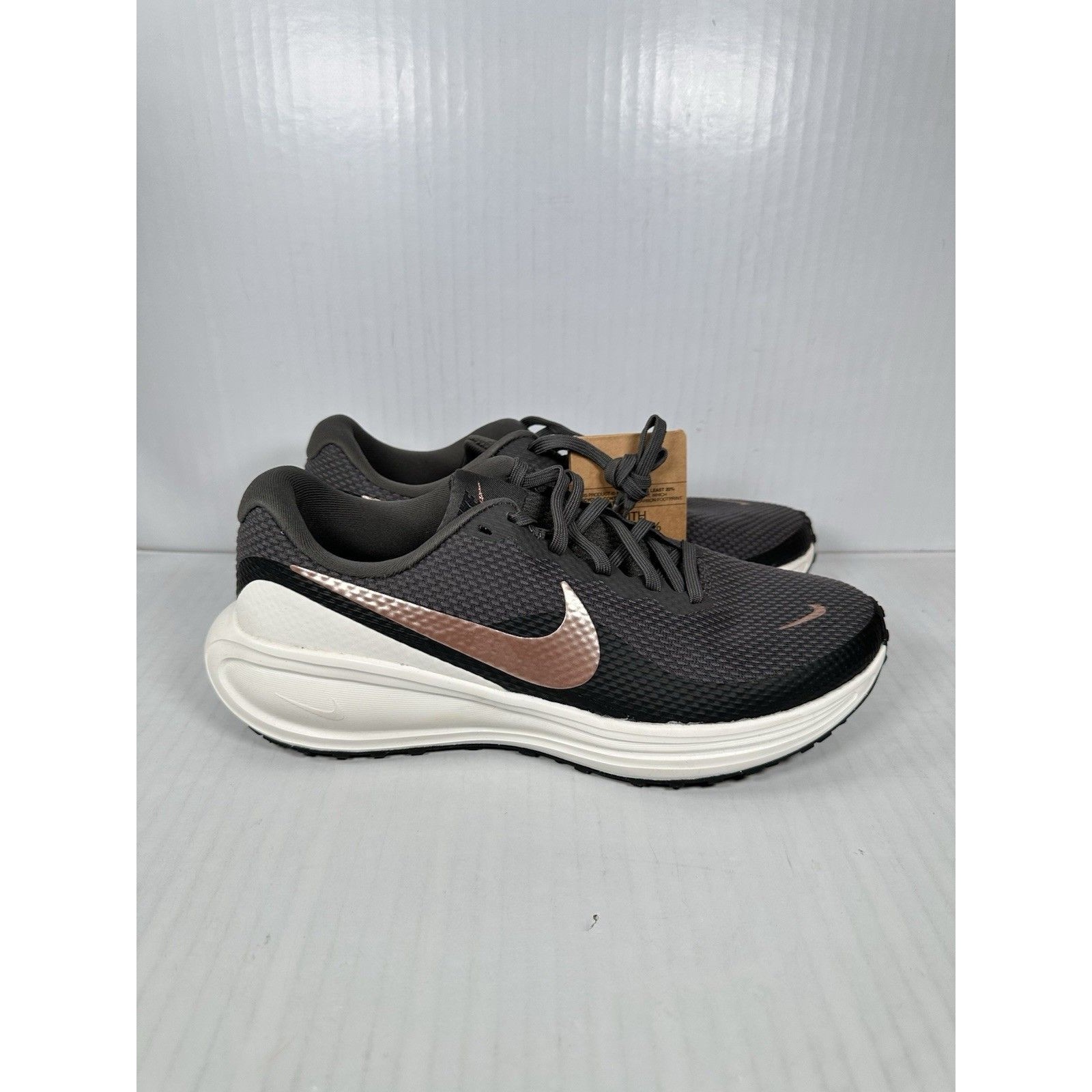 Size 8 Nike Revolution 8 Ash Black Womens Shoe Athletic Running Hj8485200 New